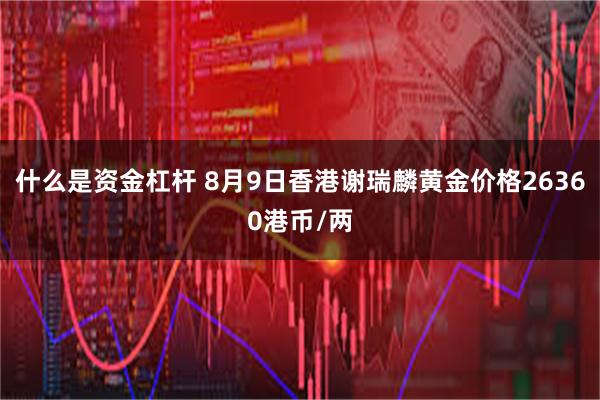 什么是资金杠杆 8月9日香港谢瑞麟黄金价格26360港币/两