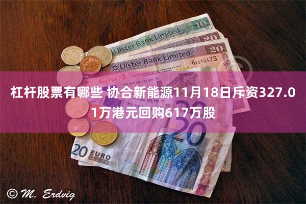 杠杆股票有哪些 协合新能源11月18日斥资327.01万港元回购617万股